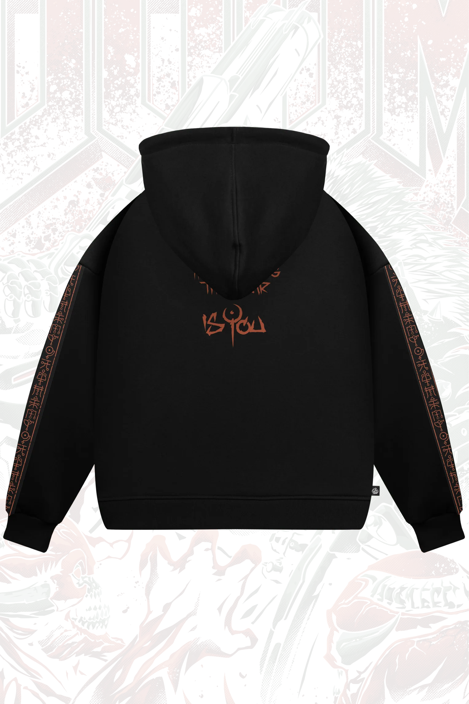 Оверсайз худи Dark Simple 2